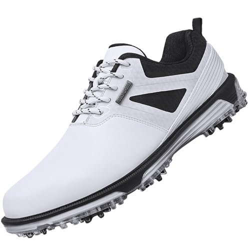 ULTIANT Men's Golf Shoes Fixed Nailless Sole Waterproof...