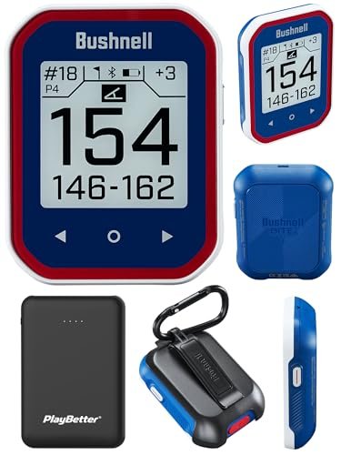 Bushnell Phantom 3 (Blue) Slope Golf GPS Handheld Bundle...