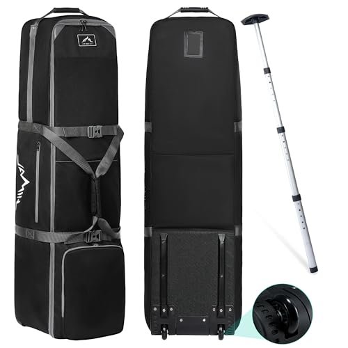 GoHimal Golf Travel Bag with Adjustable Support Rod, 900D...