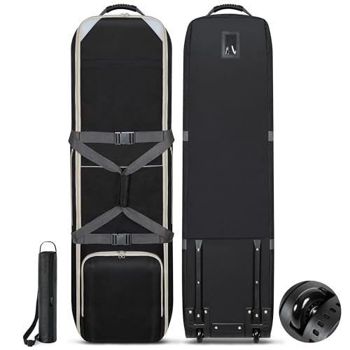 Storage Standard Golf Travel Bag for Airlines with Wheels...