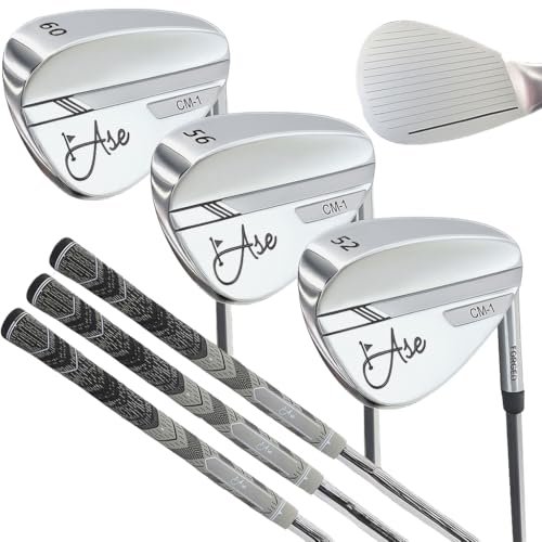 ASE GOLF Premium Forged Golf Wedge 3 Piece Set -...