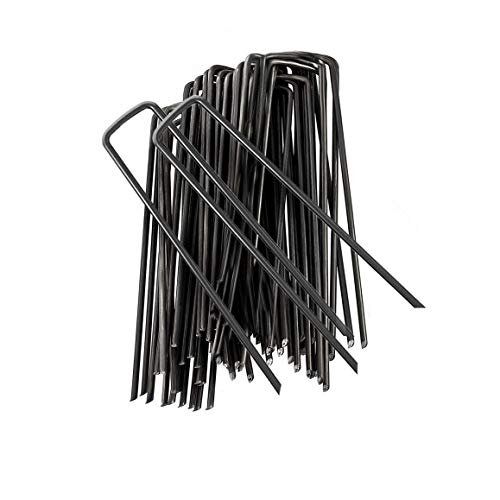 ILSSLI Garden Stakes, Ground Anchors Pegs U Shaped Garden...