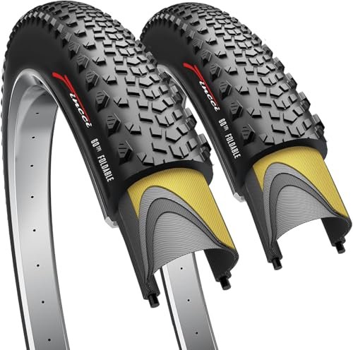 Fincci Pair 700 x 40c Gravel Bike Tires – Foldable...