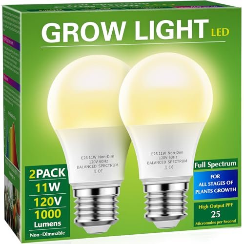 Grow Light Bulbs, Briignite LED Grow Light Bulb A19 Bulb,...