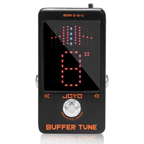 JOYO Buffer Tuner Pedal Built-in Buffer with Accurate...