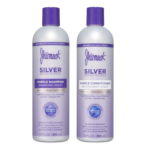 Jhirmack Silver Brightening Purple Shampoo and Conditioner...