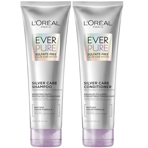 L'Oreal Paris EverPure Silver Care Sulfate Free Shampoo and...
