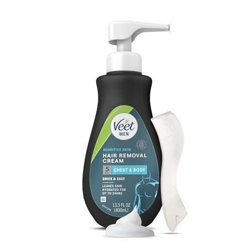 Veet Hair Removal Cream For Men, 5 Min Sensitive Skin,...