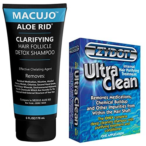 Macujo Aloe Rid Detox Shampoo and Zydot UltraClean Method,...