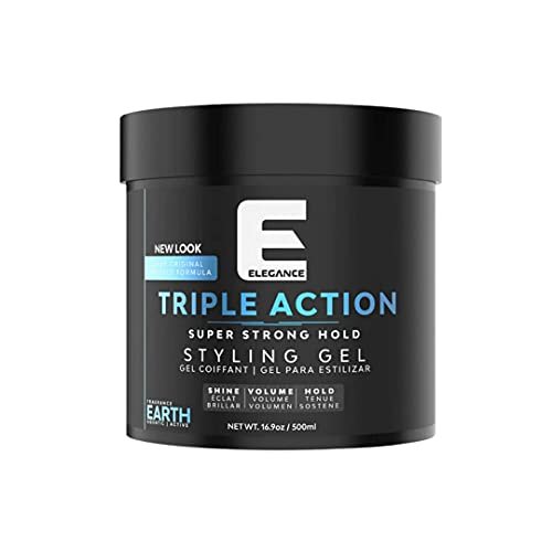E Elegance Earth Fragrance Triple Action Hair Gel for Men...