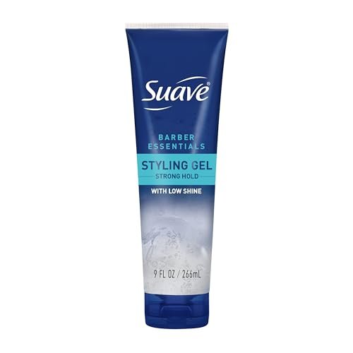 Suave Hair Gel For Men Barber Essentials Styling, Strong...