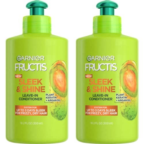 Garnier Fructis Sleek & Shine Leave-In Conditioning Cream...