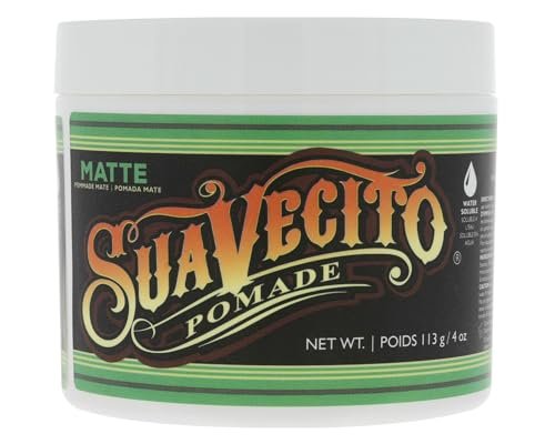 Suavecito Pomade Matte (No Shine) Formula 4 oz, 1 Pack...