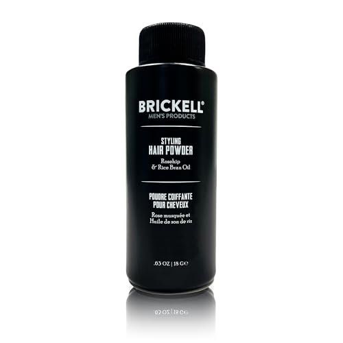 Brickell Men's Styling Hair Powder For Men, Creates Volume,...