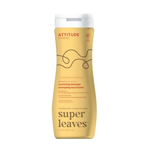 ATTITUDE Nourishing Shampoo for Curly Hair with Moringa...
