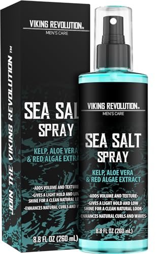 Viking Revolution Sea Salt Spray for Hair Men - Hair...