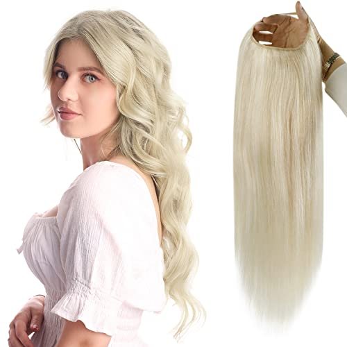 Full Shine Human Hair Wigs 22 Inch Color 60 White...
