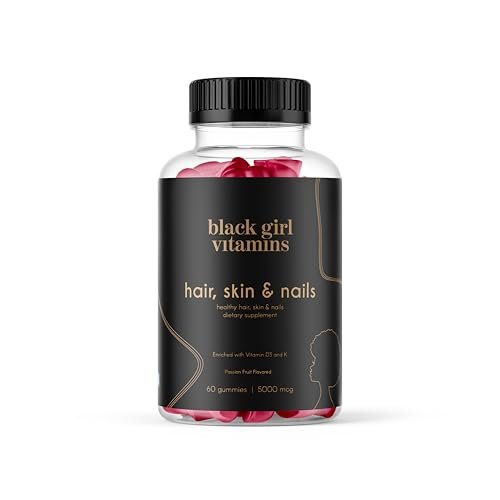 Black Girl Vitamins - Hair, Skin, and Nails Gummies with...