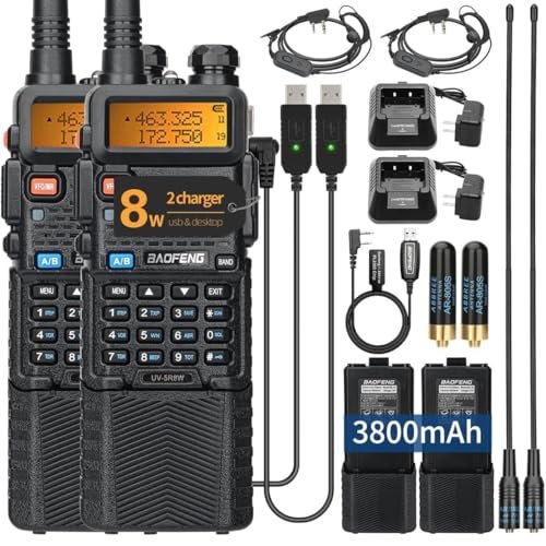 Ham Radio Baofeng UV-5R Radio 8W Long Range UV5R Dual...