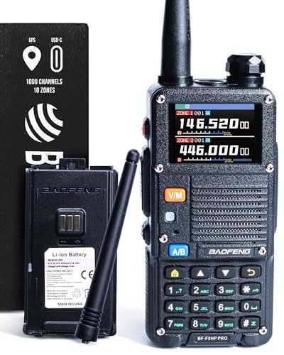 BAOFENG BF-F8HP PRO 10 W Tri-Band Two-Way Radio – UV-5R...