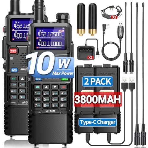 Ham Radio Baofeng Radio10W 5RM FM Radio Handheld Two Way...