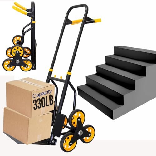 Mount-It! Stair Climbing Dolly, 330 Lb Capacity Heavy-Duty...