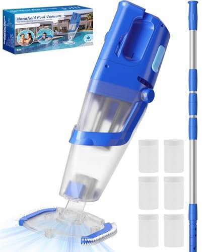 Dolplets Cordless Handheld Pool Vacuum Cleaner with...