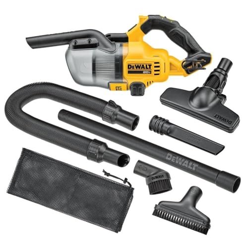 DEWALT 20V Vacuum, Cordless Handheld Vacuum, HEPA, Battery...