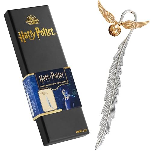Harry Potter Metal Bookmark with Hanging Charm Golden...