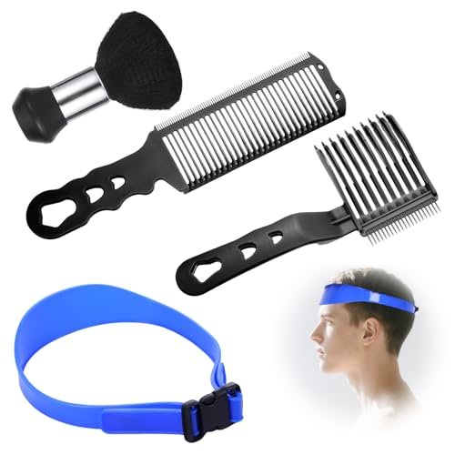 Fade Comb Haircut Guide Set, Fade Hair Trimming Comb for...