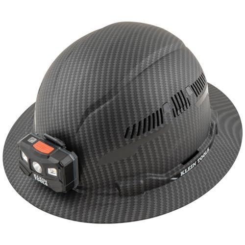 Klein Tools 60347 Hard Hat, Vented Full Brim, Class C,...