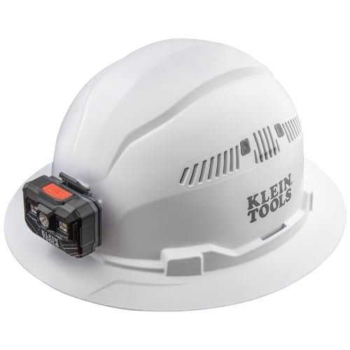 Klein Tools 60407RL Hard Hat, Rechargeable Headlamp,...