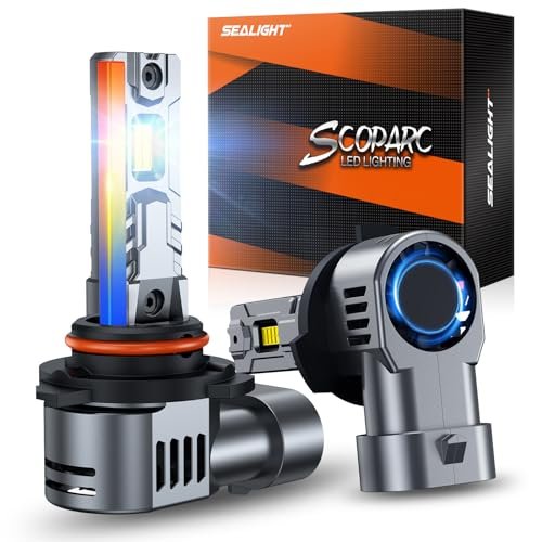 SEALIGHT 9012/HIR2 Fog Bulbs, 50000LM Cool White Light,...
