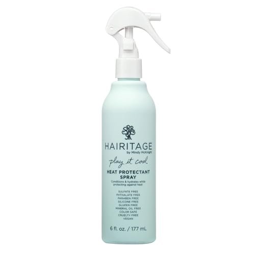 Hairitage Heat Protectant Spray for Hair - Up to 450...