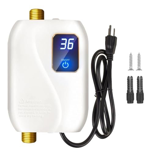 Tankless Water Heater Electric 110V, 3000W Instant Electric...