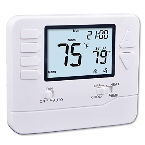 Heagstat H721 Non-Programmable Heat Pump Thermostat, 2...