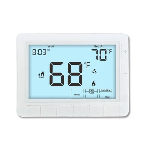 Programmable Thermostat for Home,Auto Changeover Heat Pump...