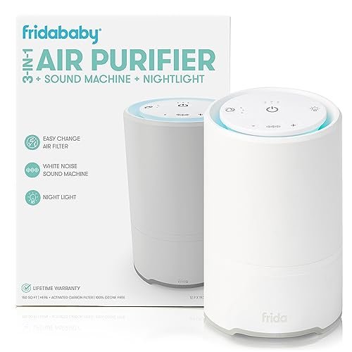 Frida Baby 3-in-1 Baby Air Purifier for Allergy Relief,...