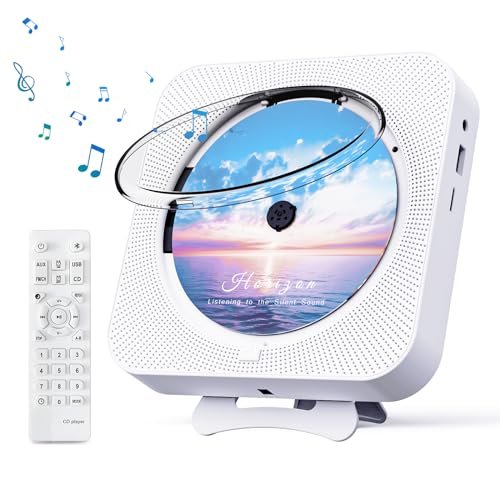 MICOCIOUS Bluetooth Portable Home CD Music Player with...