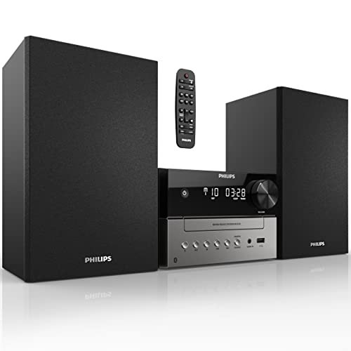 Philips Bluetooth Stereo System for Home with CD Player,...