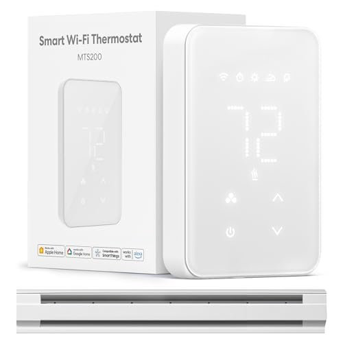 meross Smart Thermostat for Electric Baseboard and in-Wall...