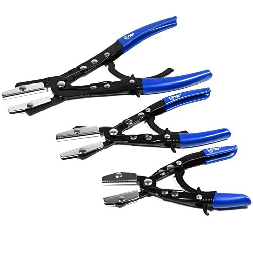 SMOTIVEPRO 3pcs Ratcheting Hose Pinch Off Pliers Set, 8inch...