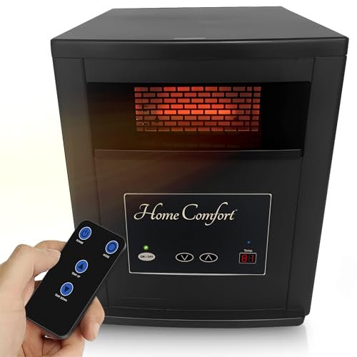 Home Comfort 1500w Infrared Heater - Energy Efficient Space...