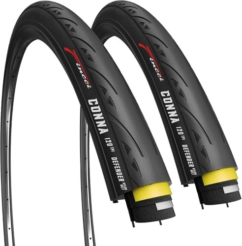 Fincci Pair 700x25c Tire - Road Bike Tires 700c, 25-622...