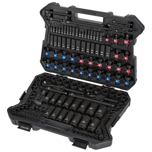 STARWORK TRUE MECHANIC 153-Piece Impact Socket Set,...