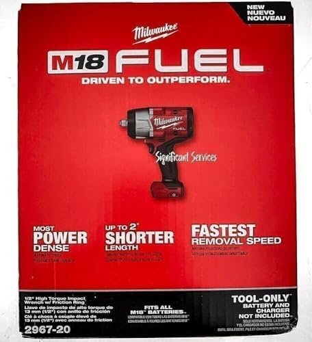 Milwaukee Electric - M18 Fuel 1/2 HIGH Torque Impact...