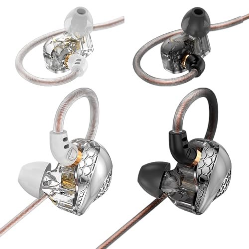2 Pack in Ear Monitor Headphones, H89 IEM Earphones Wired...