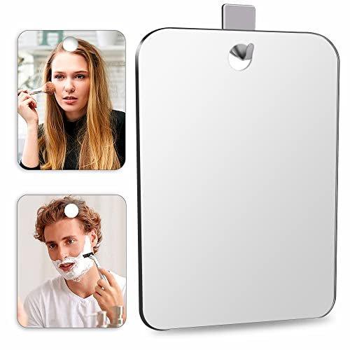 Shatterproof Shower Mirror Fogless for Shaving(2...