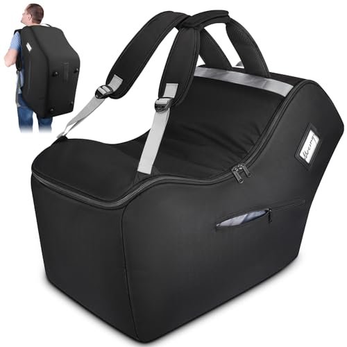YOREPEK Padded Car Seat Travel Bag Backpack Compatible with...