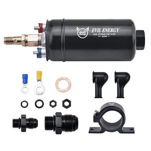EVIL ENERGY External Inline Fuel Pump Electric 300LPH High...